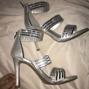 Silver Prom Shoes, Worn once